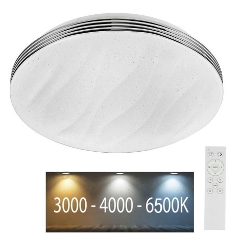 LED Димируем плафон LED/60W/230V 3000K/4000K/6500K + дистанционно