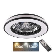 LED Димируем плафон с вентилатор LED/48W/230V 3000-6500K + дистанционно управление