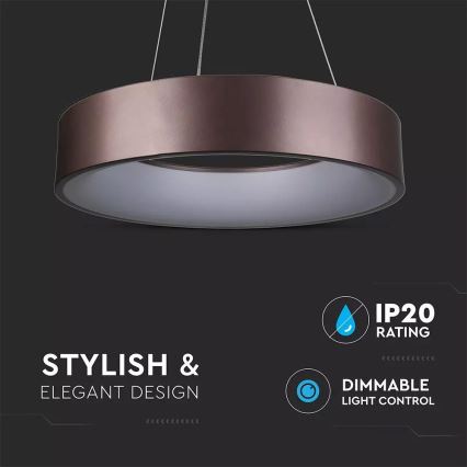 LED Димируем Полилей на верижка 1xLED/30W/230V