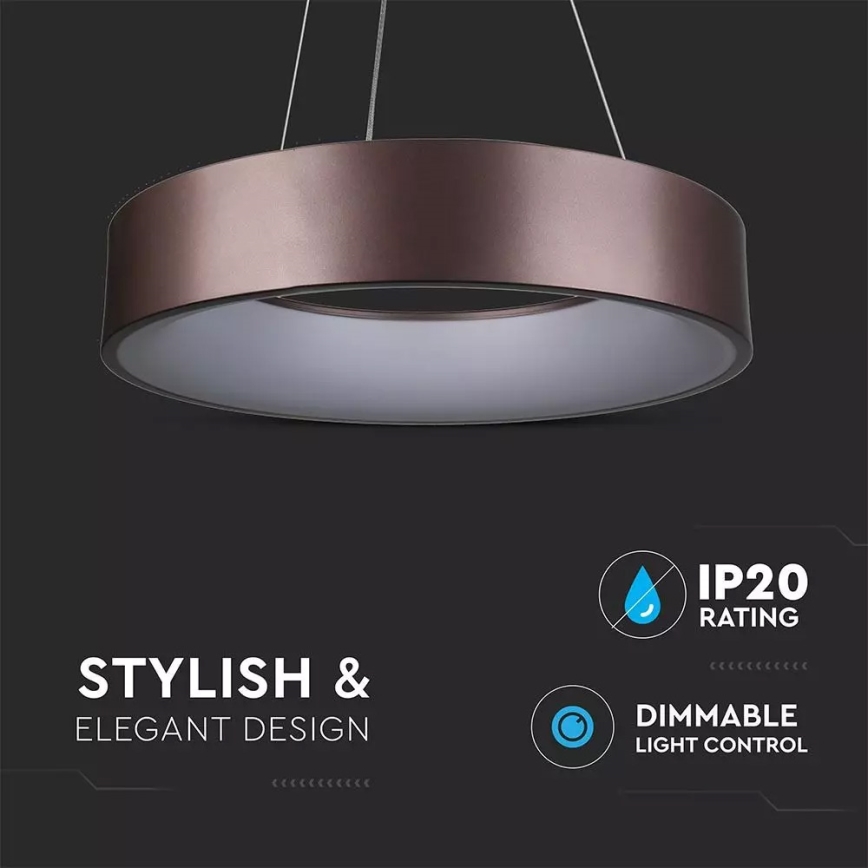 LED Димируем Полилей на верижка 1xLED/30W/230V