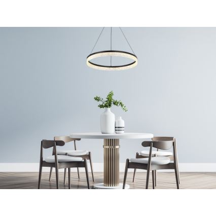 Димируем LED полилей на кабел ALIANZ LED/45W/230V, 3000–6000 K (регулируема цветна температура), диаметър 60 см, с дистанционно управление