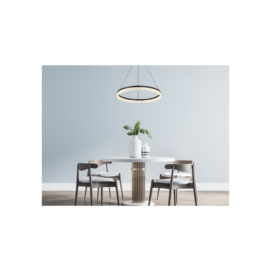 Димируем LED полилей на кабел ALIANZ LED/45W/230V, 3000–6000 K (регулируема цветна температура), диаметър 60 см, с дистанционно управление