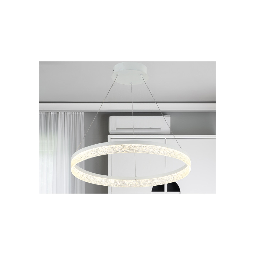LED полилей на кабел ALIANZ с възможност за димиране LED/60W/230V 3000-6000K Ø 80 см + дистанционно управление