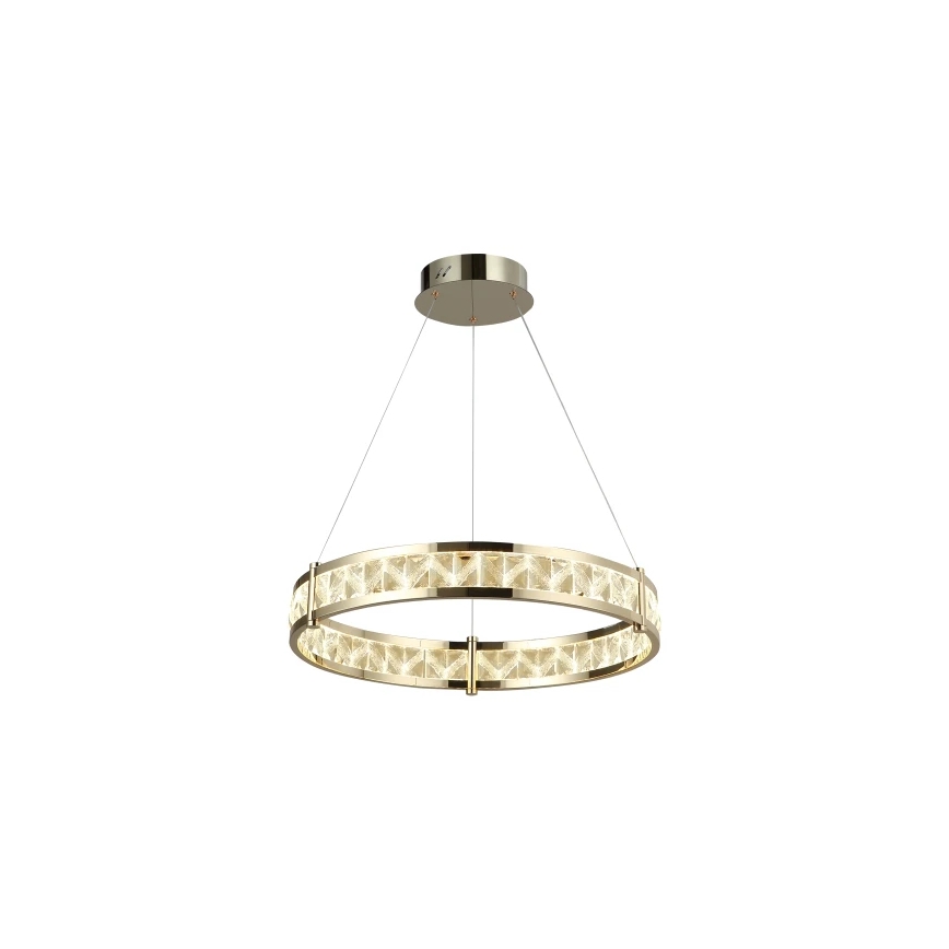 LED димируем кристален полилей на кабел ENRIQUE LED/55W//230V 3000-6000K пр. 80 см + дистанционно управление