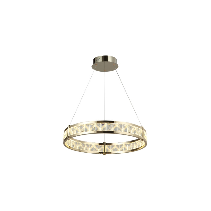 LED димируем кристален полилей на кабел ENRIQUE LED/55W//230V 3000-6000K пр. 80 см + дистанционно управление