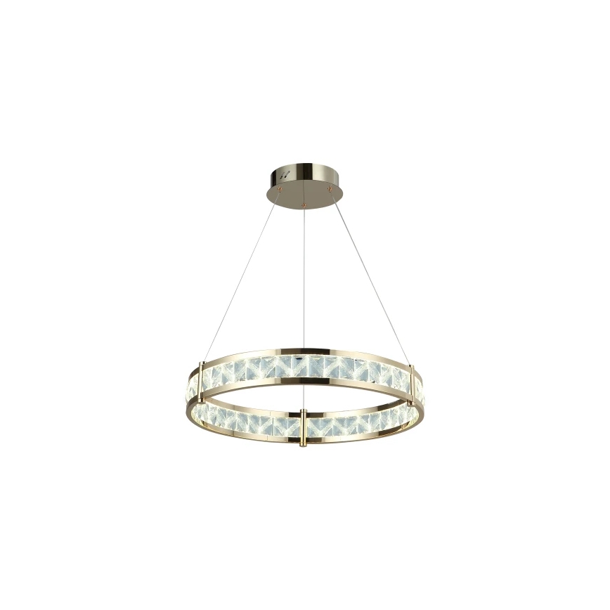 LED димируем кристален полилей на кабел ENRIQUE LED/55W//230V 3000-6000K пр. 80 см + дистанционно управление