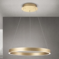 LED димируем полилей на кабел KOLK LED/60W/230V 2700/3000/4000K Ø 60 см златист