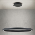 LED димируем полилей на кабел KOLK LED/80W/230V 2700/3000/4000K Ø 80 см черен