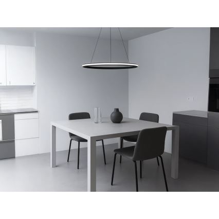 Светодиоден полилей с регулируема яркост на кабел LED/55W/230V 3000-6500K Ø 60 cm + дистанционно управление