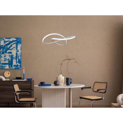 LED димируем полилей на кабел LED/65W/230V 3000-6500K Ø 49 см + дистанционно управление