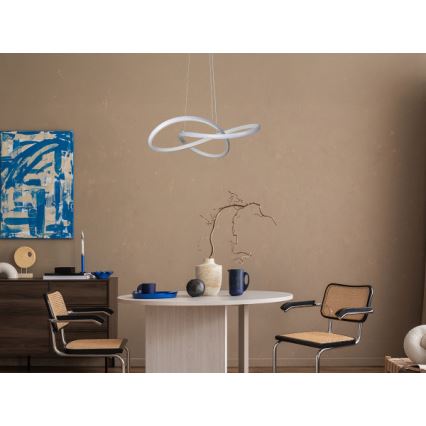 LED димируем полилей на кабел LED/65W/230V 3000-6500K Ø 49 см + дистанционно управление