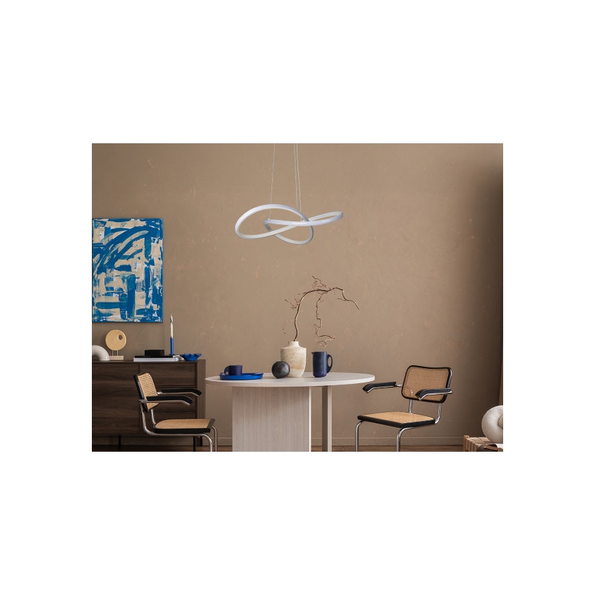 LED димируем полилей на кабел LED/65W/230V 3000-6500K Ø 49 см + дистанционно управление