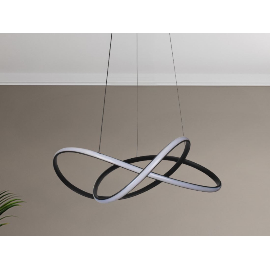 LED димируем висящ полилей на кабел LED/85W/230V 3000-6500K Ø 60 см + с дистанционно управление