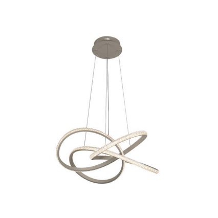 LED димируем полилей с окачване на кабел LED/95W/230V 3000–6500K Ø 57 см + дистанционно управление