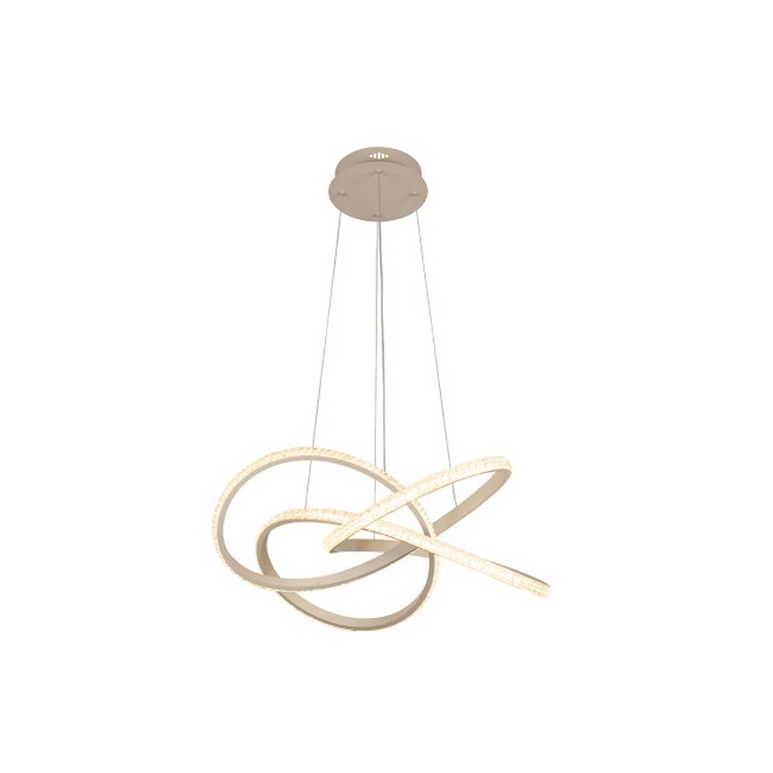 LED димируем полилей с окачване на кабел LED/95W/230V 3000–6500K Ø 57 см + дистанционно управление