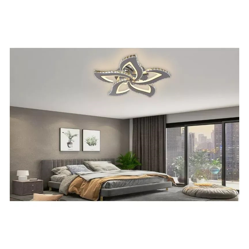 LED Димируем полилей за повърхностен монтаж LED/100W/230V 3000-6500K + дистанционно управление