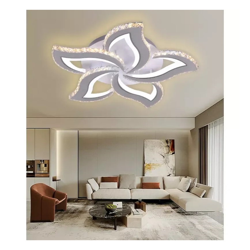 LED Димируем полилей за повърхностен монтаж LED/100W/230V 3000-6500K + дистанционно управление