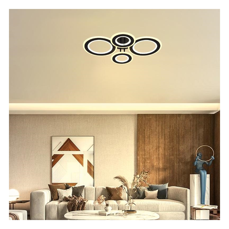 LED Димируем полилей за повърхностен монтаж LED/100W/230V 3000-6500K + дистанционно управление