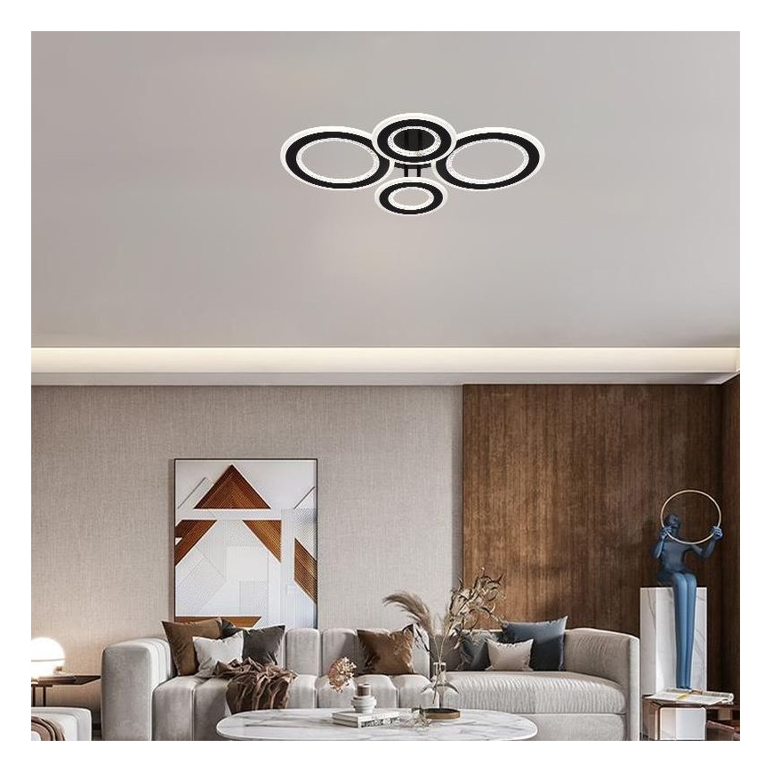 LED Димируем полилей за повърхностен монтаж LED/100W/230V 3000-6500K + дистанционно управление