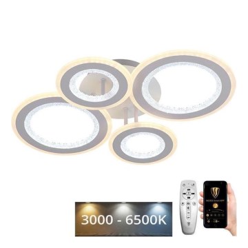 LED Димируем полилей за повърхностен монтаж LED/100W/230V 3000-6500K + дистанционно управление
