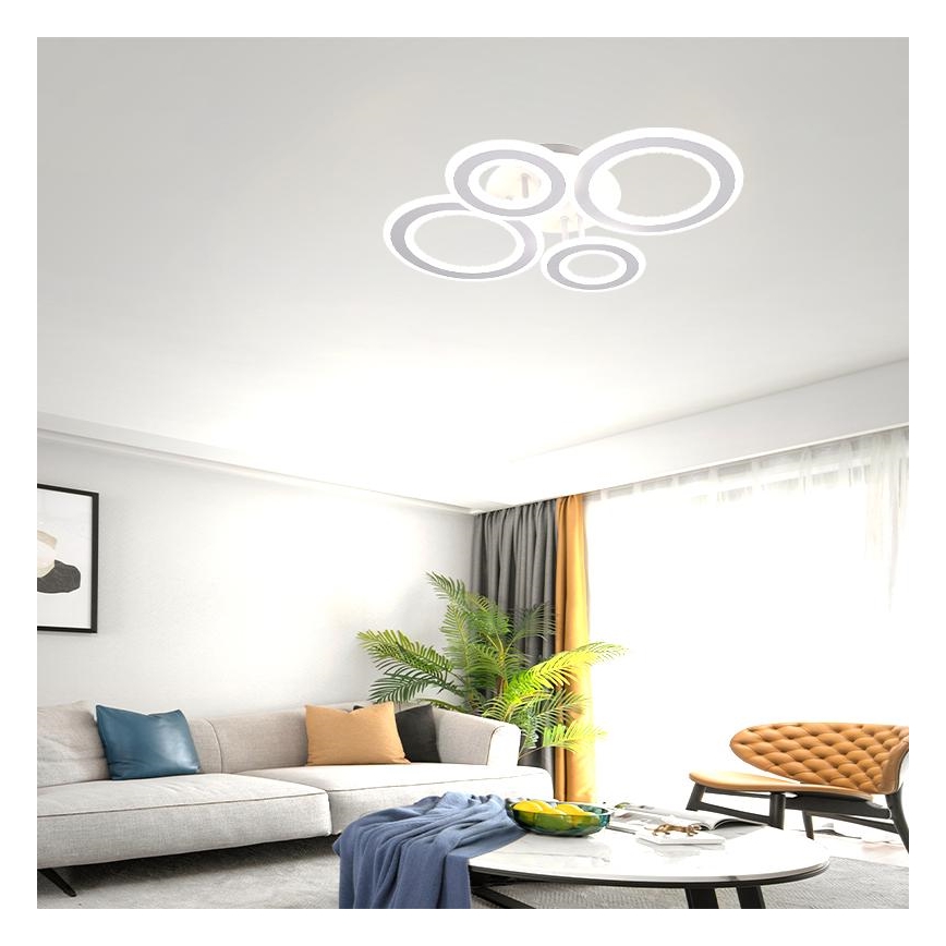 LED Димируем полилей за повърхностен монтаж LED/100W/230V 3000-6500K + дистанционно управление