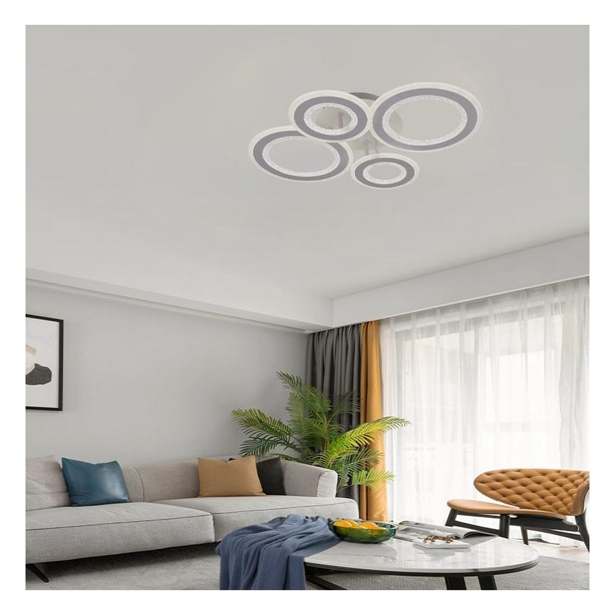 LED Димируем полилей за повърхностен монтаж LED/100W/230V 3000-6500K + дистанционно управление