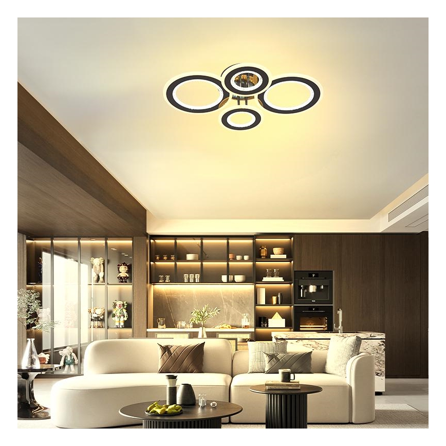 LED Димируем полилей за повърхностен монтаж LED/100W/230V 3000-6500K + дистанционно управление