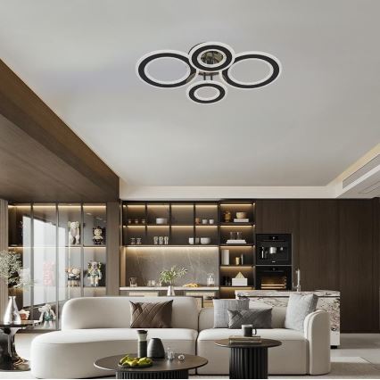 LED Димируем полилей за повърхностен монтаж LED/100W/230V 3000-6500K + дистанционно управление