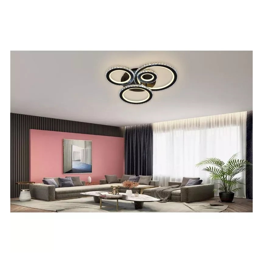 LED Димируем полилей за повърхностен монтаж LED/120W/230V 3000-6500K + дистанционно управление