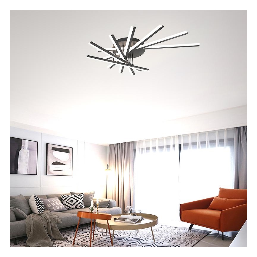 LED Димируем полилей за повърхностен монтаж LED/120W/230V 3000-6500K + дистанционно управление