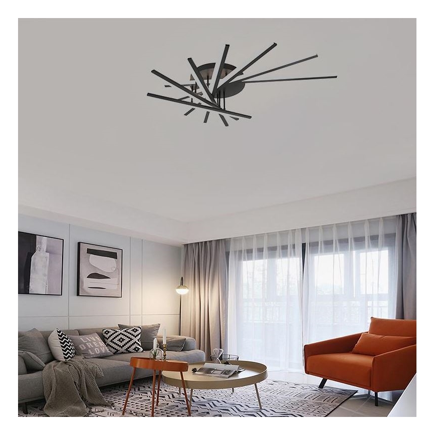 LED Димируем полилей за повърхностен монтаж LED/120W/230V 3000-6500K + дистанционно управление