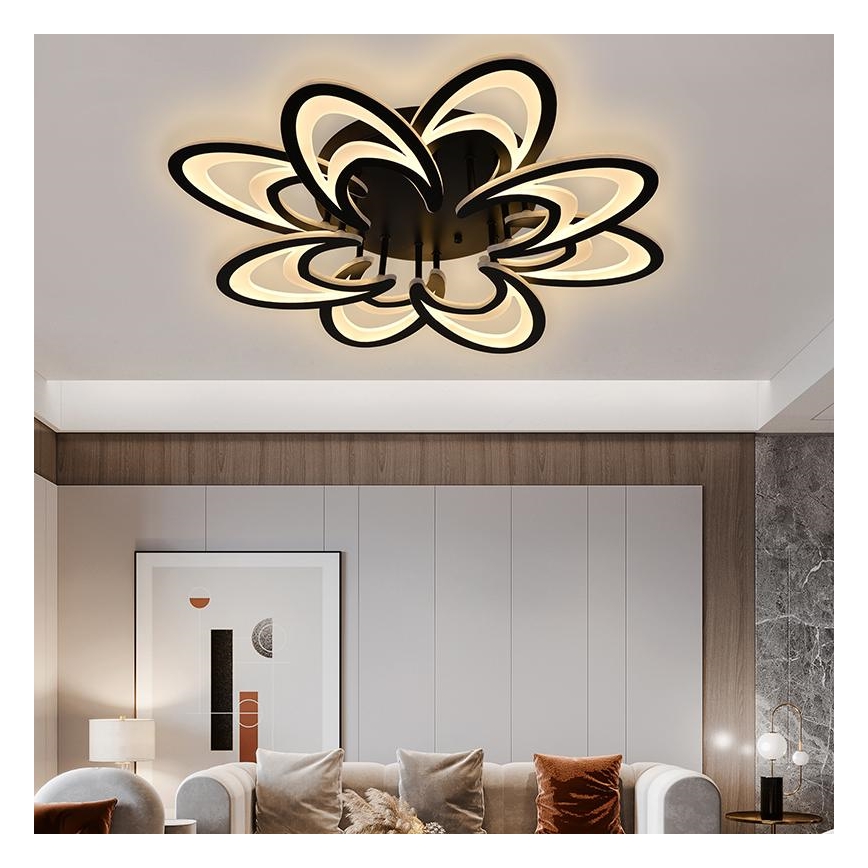 LED Димируем полилей за повърхностен монтаж LED/125W/230V 3000-6500K + дистанционно управление