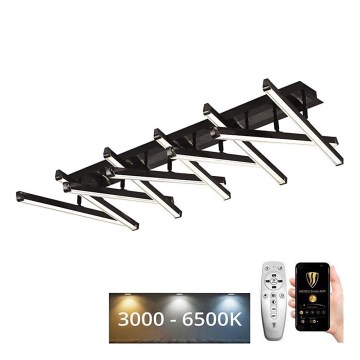LED Димируем полилей за повърхностен монтаж LED/125W/230V 3000-6500K + дистанционно управление