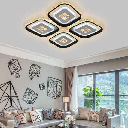 LED Димируем полилей за повърхностен монтаж LED/130W/230V 3000-6500K + дистанционно управление