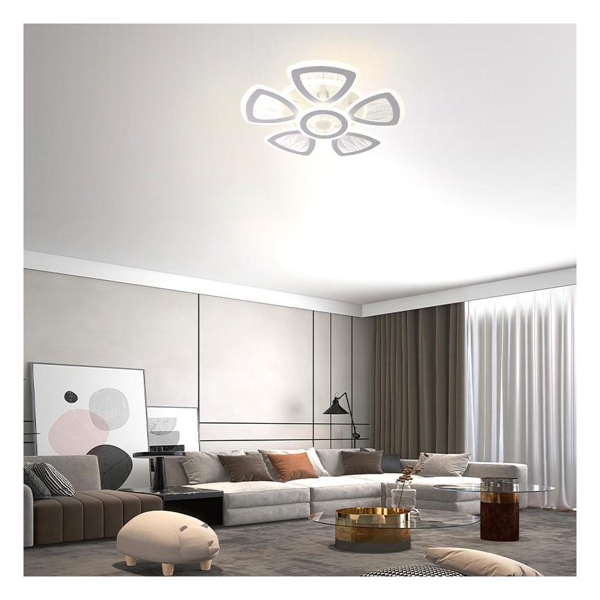 LED Димируем полилей за повърхностен монтаж LED/145W/230V 3000-6500K + дистанционно управление