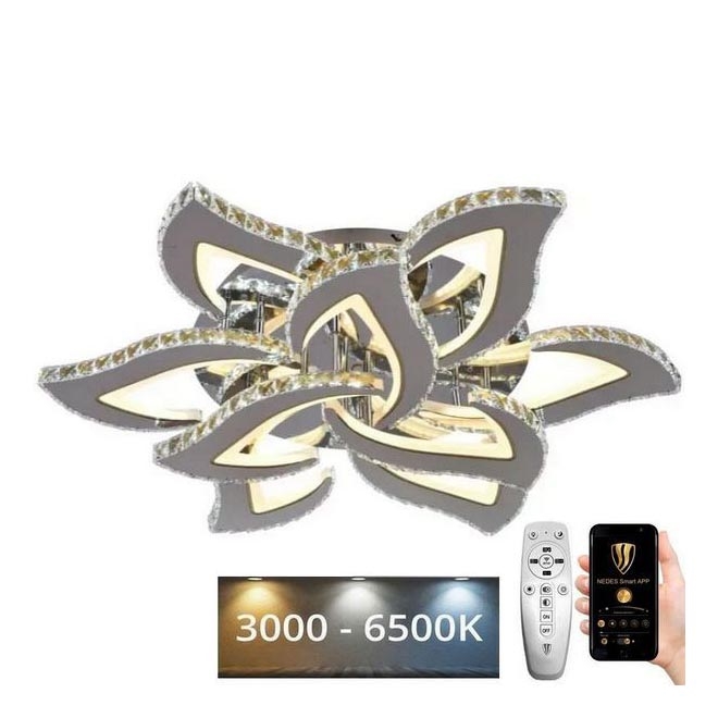 LED Димируем полилей за повърхностен монтаж LED/180W/230V 3000-6500K + дистанционно управление