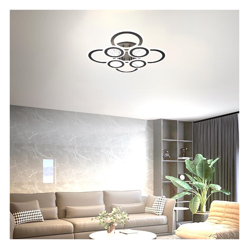 LED Димируем полилей за повърхностен монтаж LED/200W/230V 3000-6500K + дистанционно управление