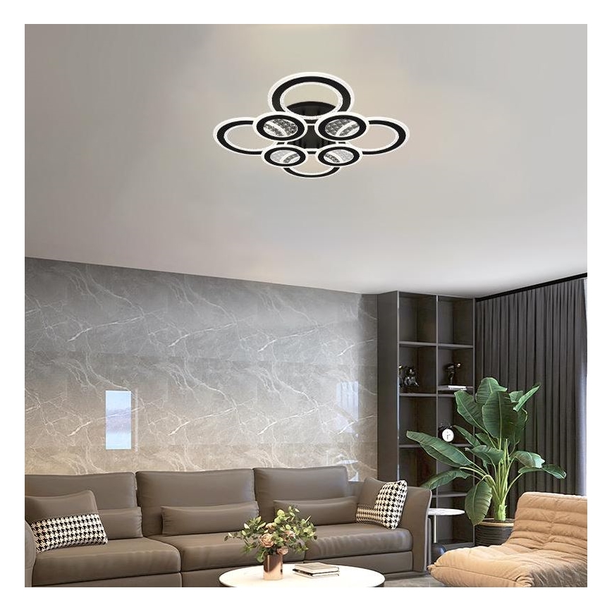 LED Димируем полилей за повърхностен монтаж LED/200W/230V 3000-6500K + дистанционно управление