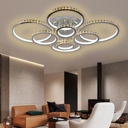 LED Димируем полилей за повърхностен монтаж LED/315W/230V 3000-6500K + дистанционно управление