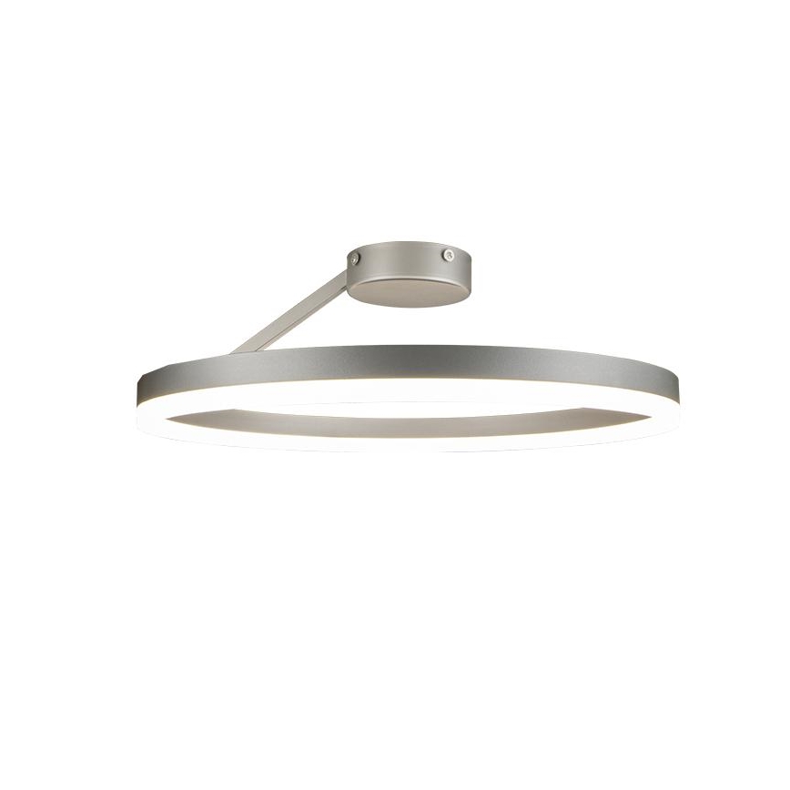 LED Димируем полилей за повърхностен монтаж LED/40W/230V 3000-6500K матов хром + дистанционно управление