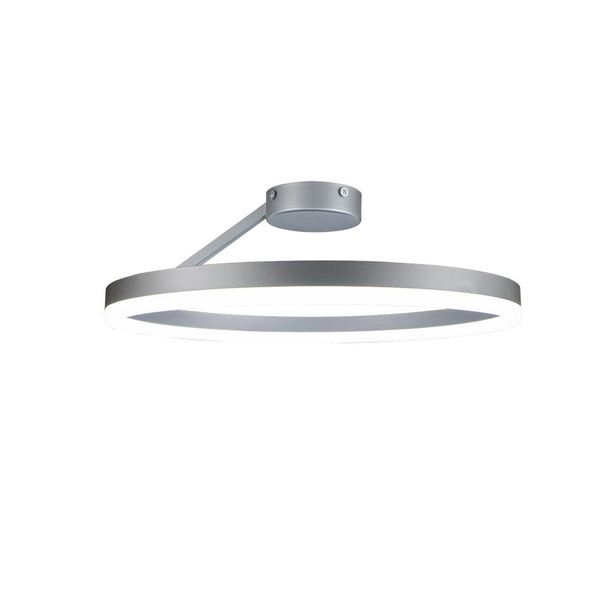 LED Димируем полилей за повърхностен монтаж LED/40W/230V 3000-6500K матов хром + дистанционно управление