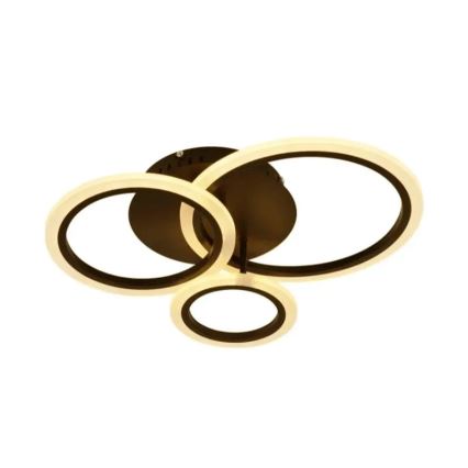 LED Димируем полилей за повърхностен монтаж LED/40W/230V 3000-6500K черен + дистанционно управление