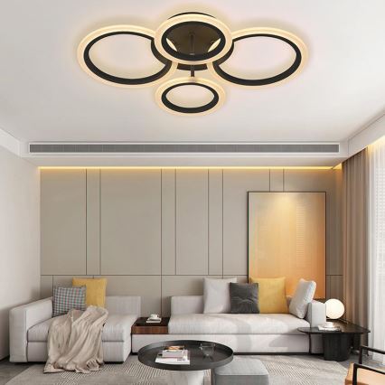 LED Димируем полилей за повърхностен монтаж LED/50W/230V 3000-6500K + дистанционно управление