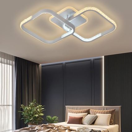 LED Димируем полилей за повърхностен монтаж LED/55W/230V 3000-6500K + дистанционно управление
