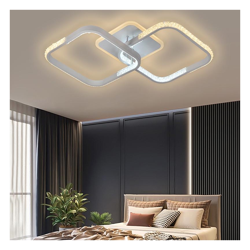 LED Димируем полилей за повърхностен монтаж LED/55W/230V 3000-6500K + дистанционно управление