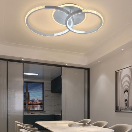 LED Димируем полилей за повърхностен монтаж LED/55W/230V 3000-6500K + дистанционно управление