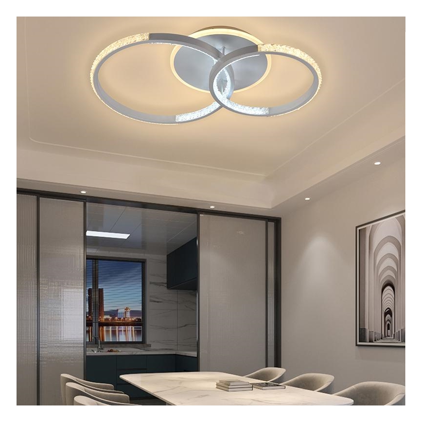 LED Димируем полилей за повърхностен монтаж LED/55W/230V 3000-6500K + дистанционно управление