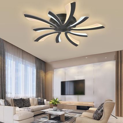 LED Димируем полилей за повърхностен монтаж LED/55W/230V 3000-6500K + дистанционно управление