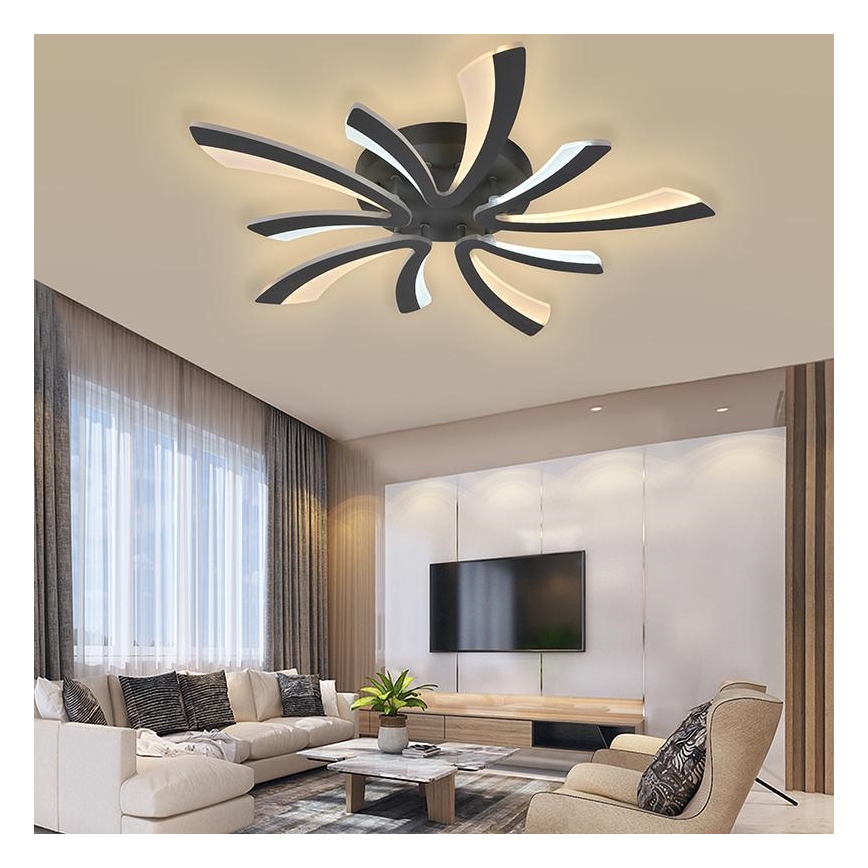 LED Димируем полилей за повърхностен монтаж LED/55W/230V 3000-6500K + дистанционно управление