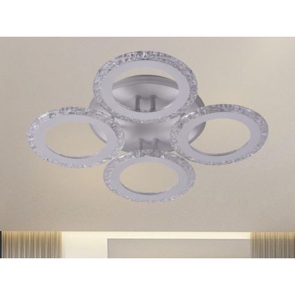 LED Димируем полилей за повърхностен монтаж LED/55W/230V 3000-6500K + дистанционно управление
